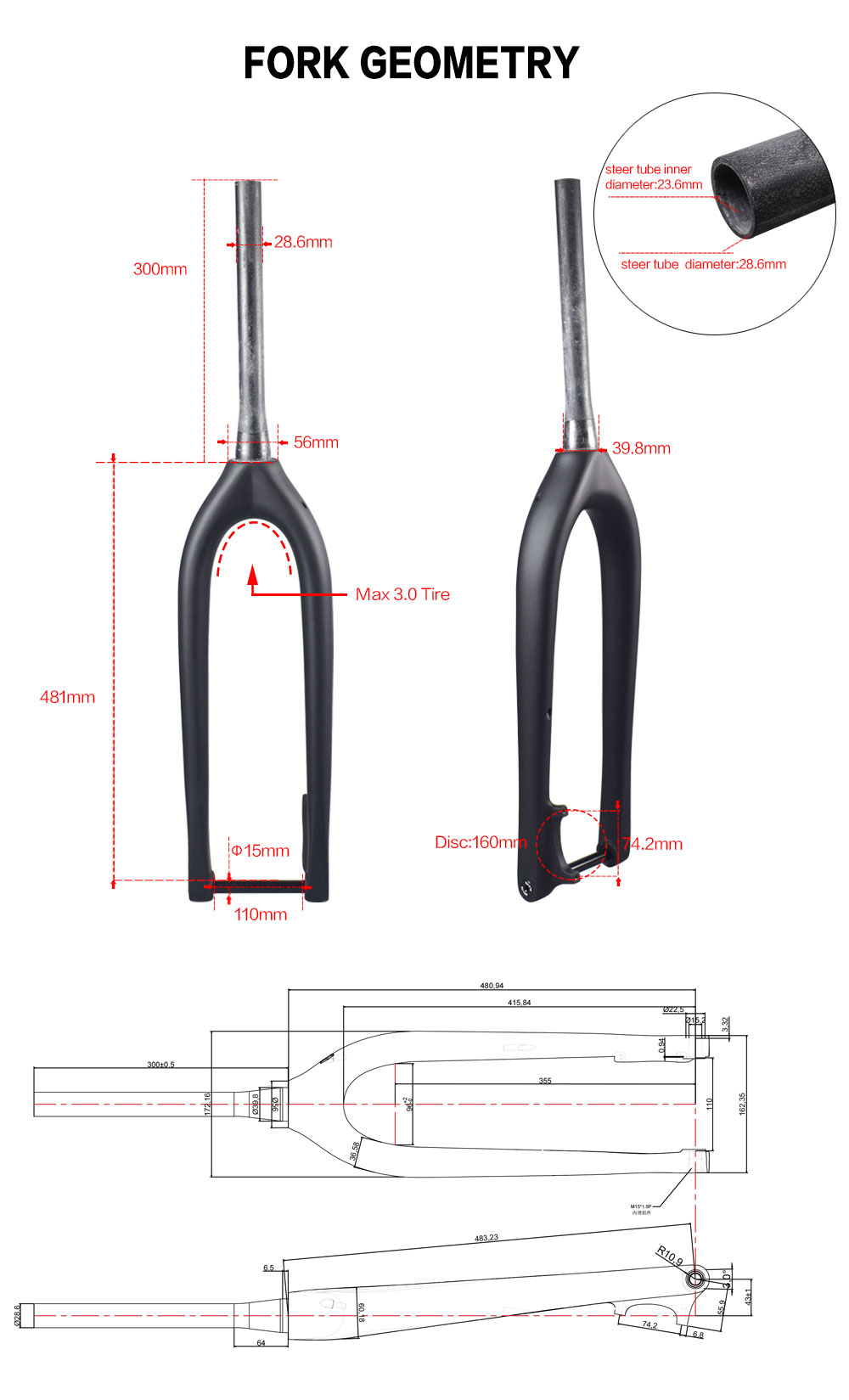 bicycle fork 27.5